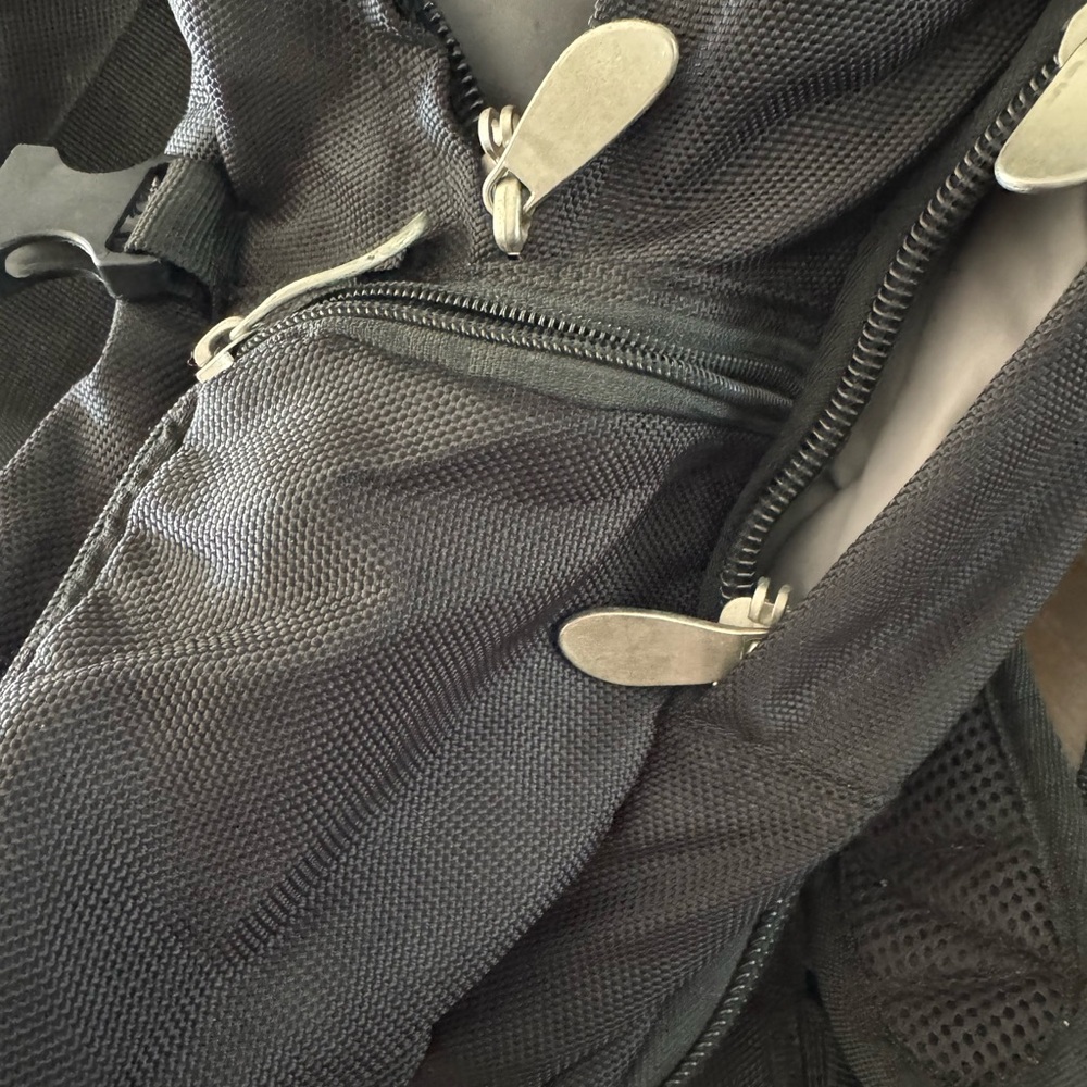 Black backpack
